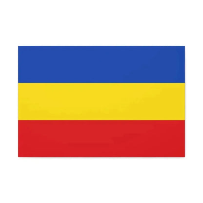 Flag of Delmenhorst Germany - Canvas Wall Art 30" x 20" 1.25" - The Sticker Space