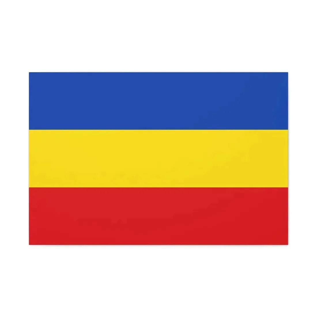 Flag of Delmenhorst Germany - Canvas Wall Art 36" x 24" 1.25" - The Sticker Space