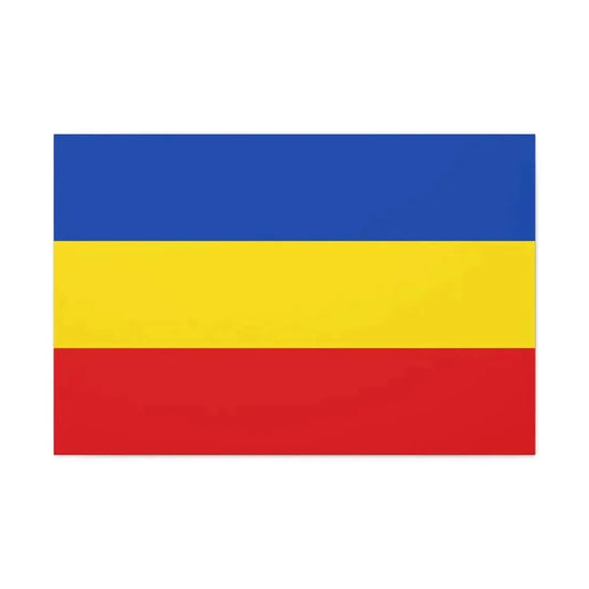 Flag of Delmenhorst Germany - Canvas Wall Art 36" x 24" 1.25" - The Sticker Space