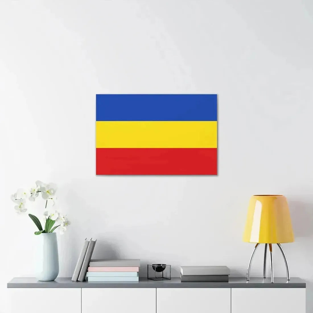 Flag of Delmenhorst Germany - Canvas Wall Art - The Sticker Space