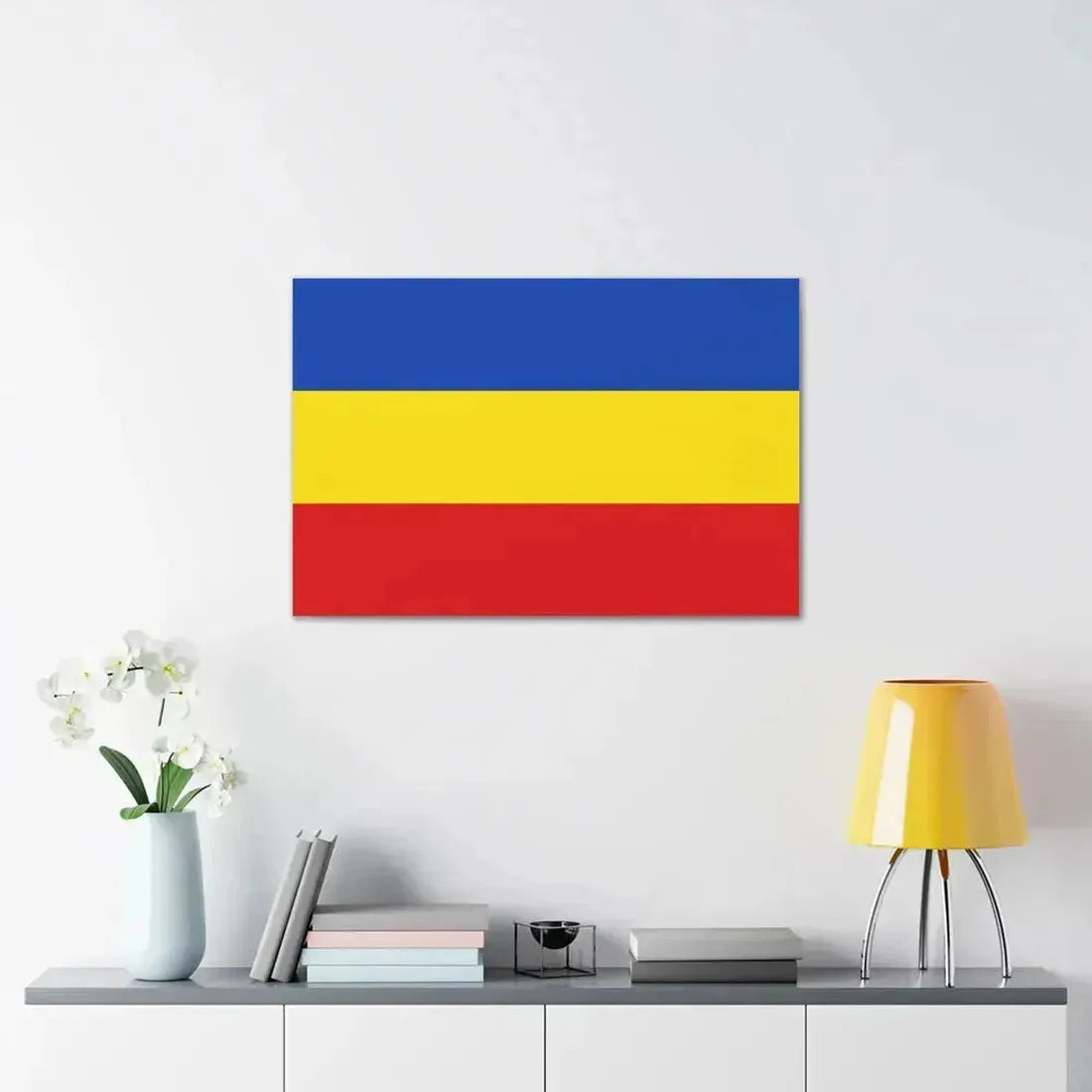 Flag of Delmenhorst Germany - Canvas Wall Art - The Sticker Space