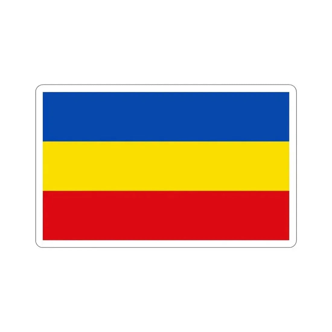 Flag of Delmenhorst Germany STICKER Vinyl Die-Cut Decal 3 Inch - The Sticker Space