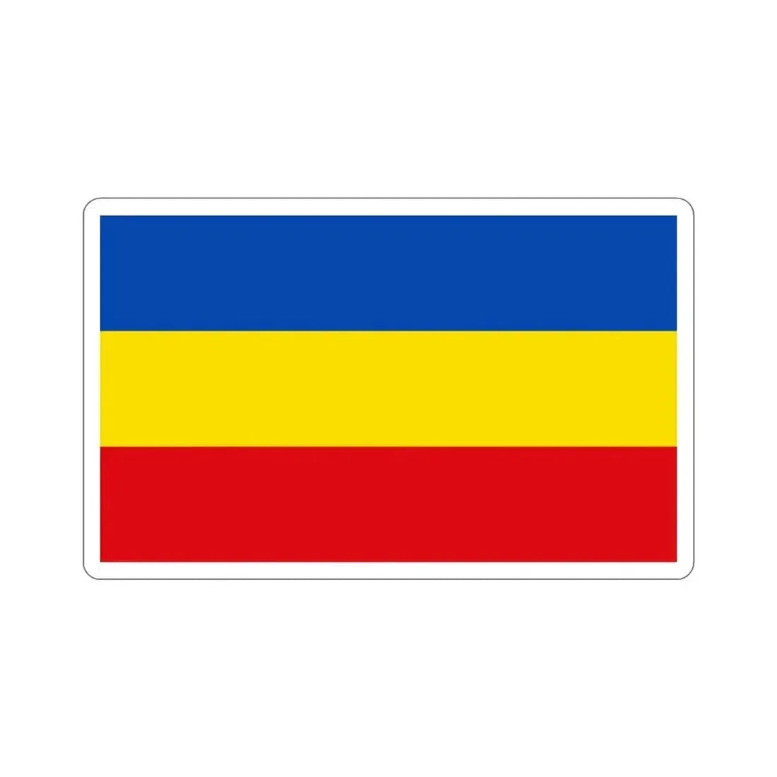 Flag of Delmenhorst Germany STICKER Vinyl Die-Cut Decal 3 Inch - The Sticker Space