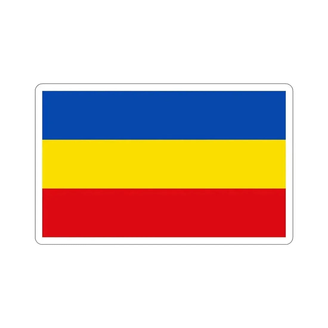 Flag of Delmenhorst Germany STICKER Vinyl Die-Cut Decal 4 Inch - The Sticker Space