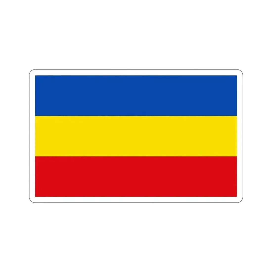 Flag of Delmenhorst Germany STICKER Vinyl Die-Cut Decal 5 Inch - The Sticker Space