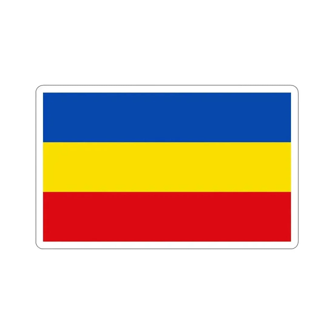 Flag of Delmenhorst Germany STICKER Vinyl Die-Cut Decal 5 Inch - The Sticker Space