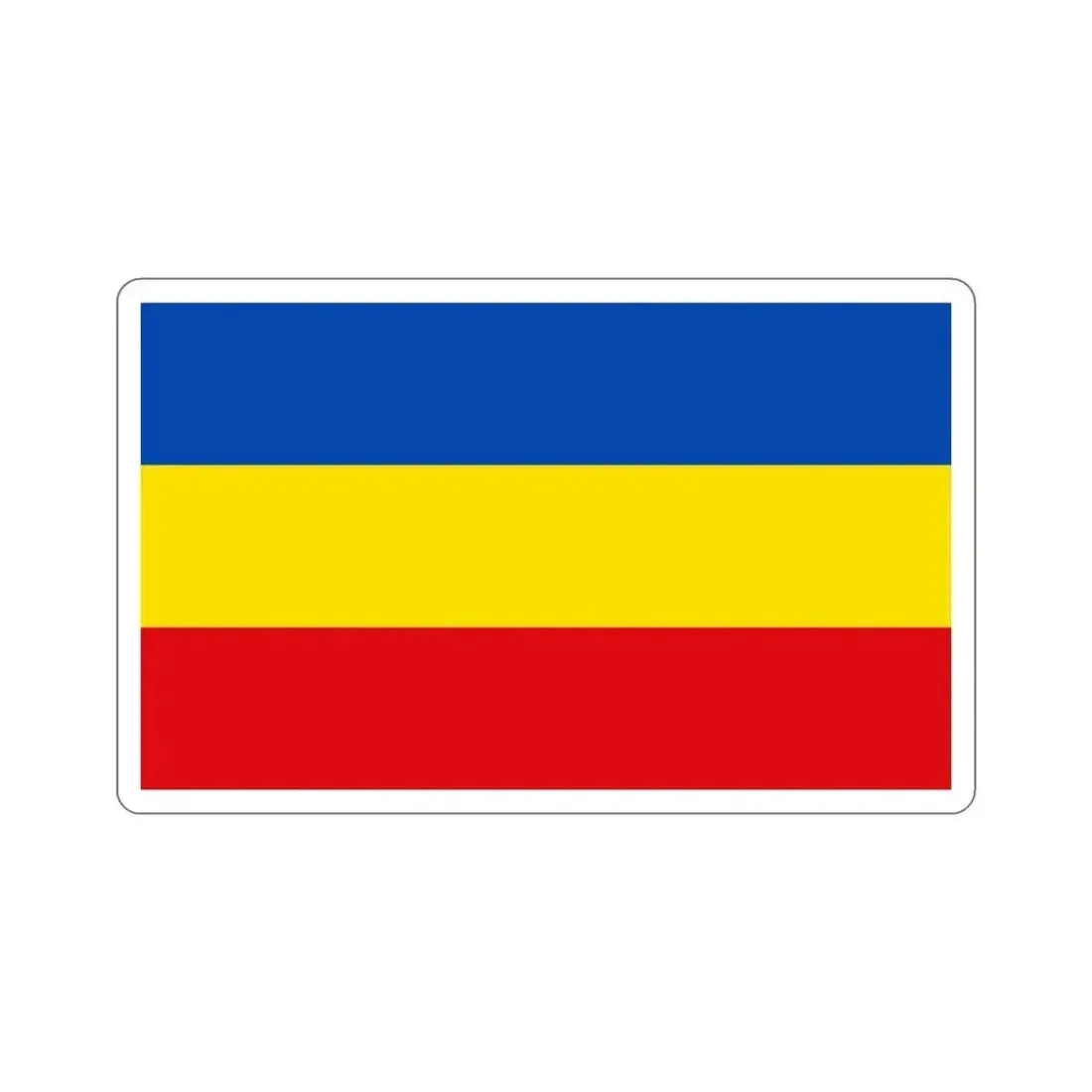 Flag of Delmenhorst Germany STICKER Vinyl Die-Cut Decal 6 Inch - The Sticker Space