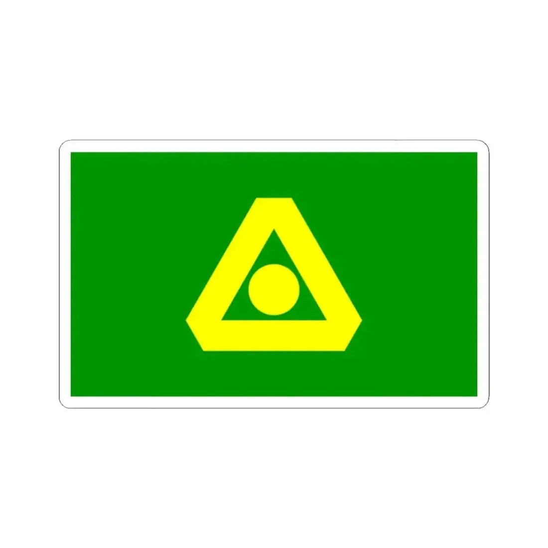 Flag of Delta British Columbia (Canada) STICKER Vinyl Kiss-Cut Decal 2 Inch White - The Sticker Space