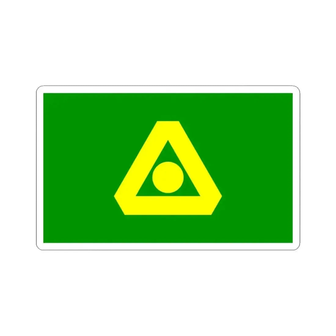 Flag of Delta British Columbia (Canada) STICKER Vinyl Kiss-Cut Decal 3 Inch White - The Sticker Space