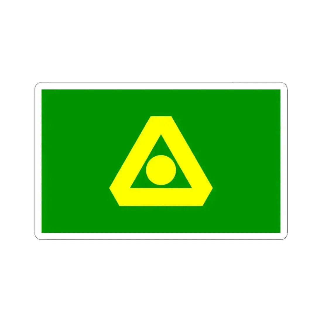 Flag of Delta British Columbia (Canada) STICKER Vinyl Kiss-Cut Decal 4 Inch White - The Sticker Space