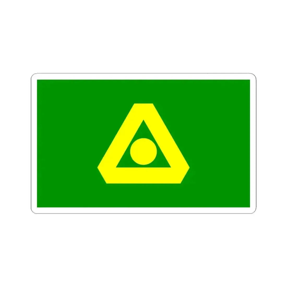 Flag of Delta British Columbia (Canada) STICKER Vinyl Kiss-Cut Decal 6 Inch White - The Sticker Space