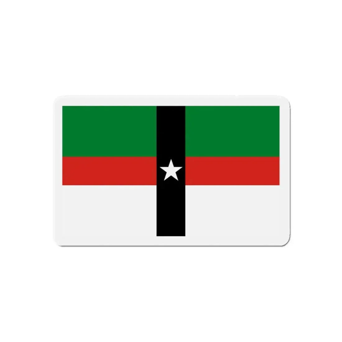 Flag of Denison Texas - Refrigerator Magnet 5 Inch - The Sticker Space