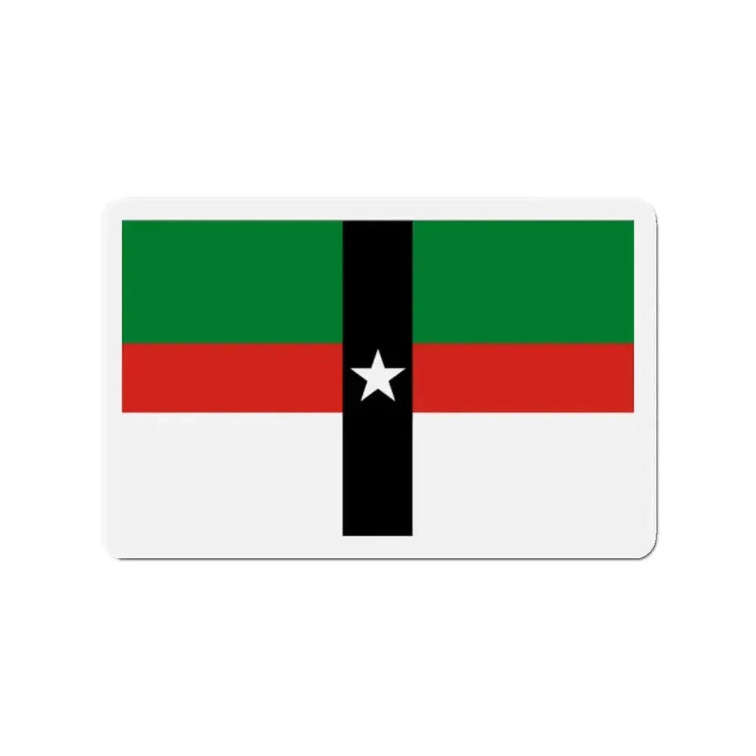 Flag of Denison Texas - Refrigerator Magnet - The Sticker Space