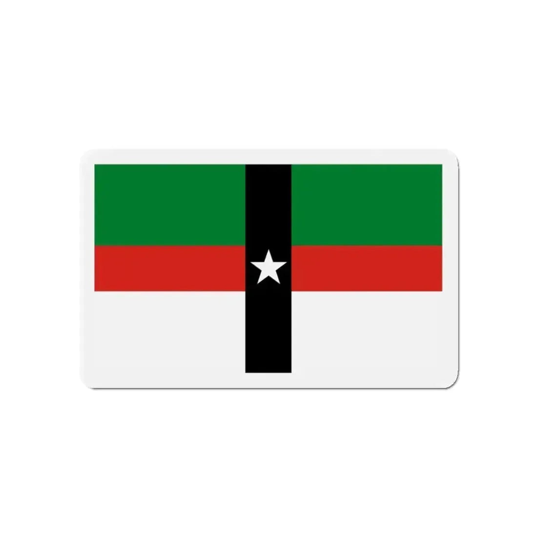 Flag of Denison Texas - Refrigerator Magnet - The Sticker Space