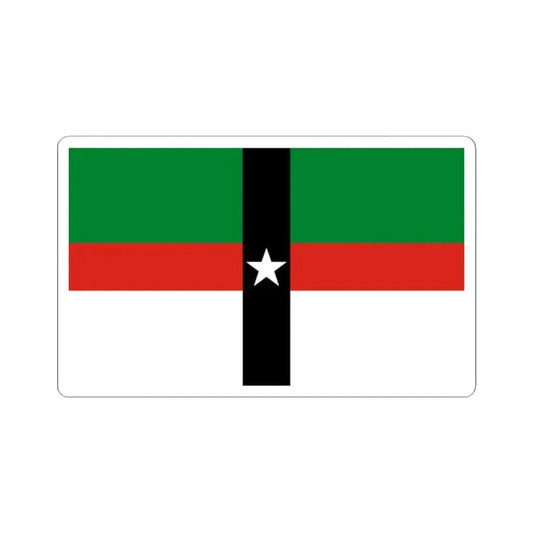 Flag of Denison Texas (United States) STICKER Vinyl Kiss-Cut Decal 2 Inch White - The Sticker Space