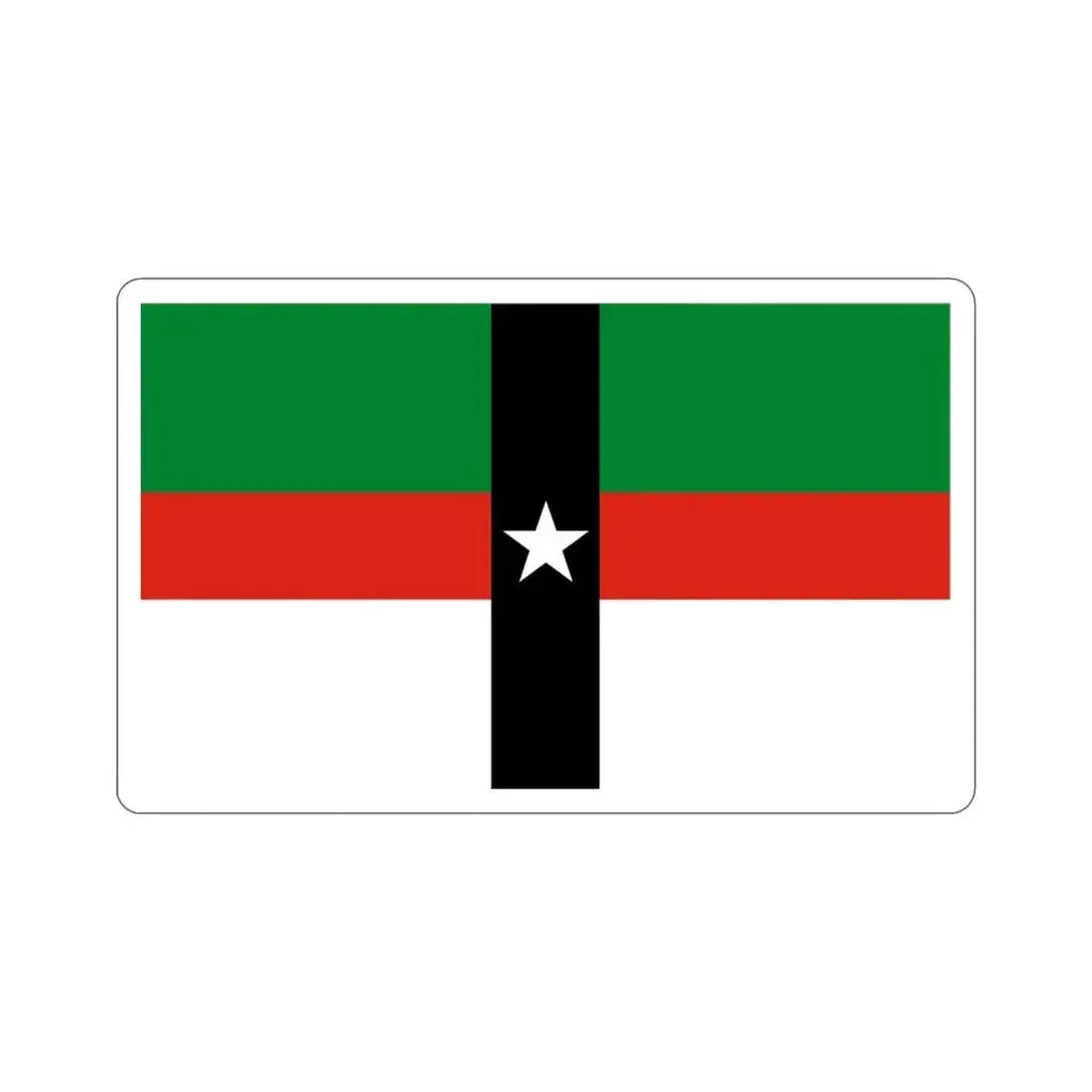 Flag of Denison Texas USA STICKER Vinyl Die-Cut Decal 3 Inch - The Sticker Space