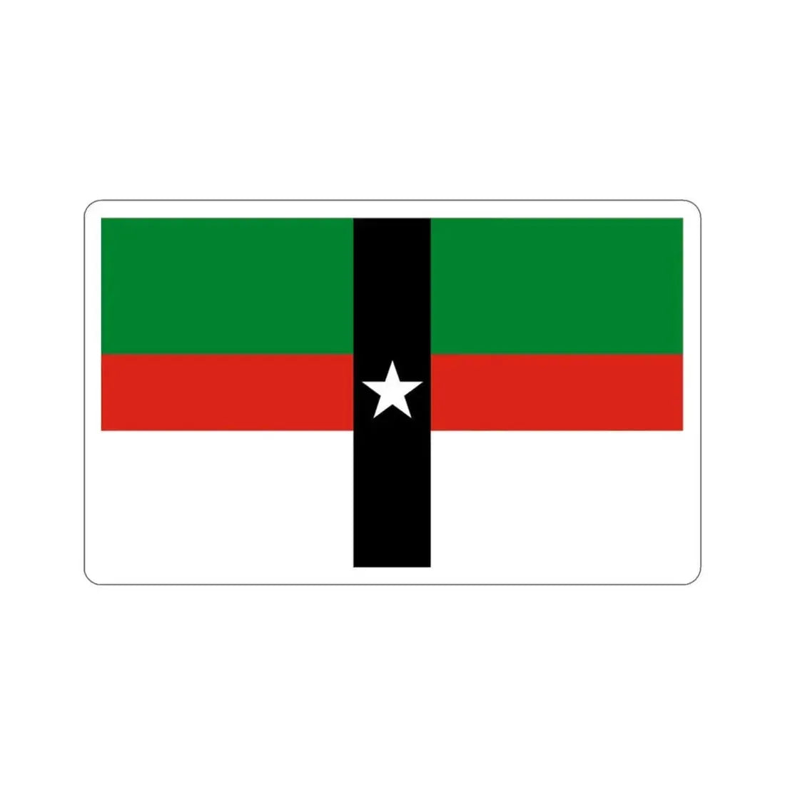 Flag of Denison Texas USA STICKER Vinyl Die-Cut Decal 3 Inch - The Sticker Space