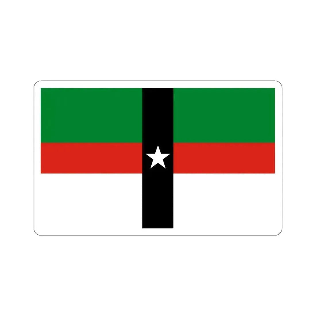 Flag of Denison Texas USA STICKER Vinyl Die-Cut Decal 4 Inch - The Sticker Space