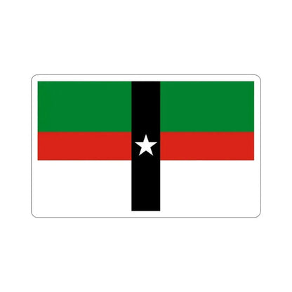 Flag of Denison Texas USA STICKER Vinyl Die-Cut Decal 4 Inch - The Sticker Space