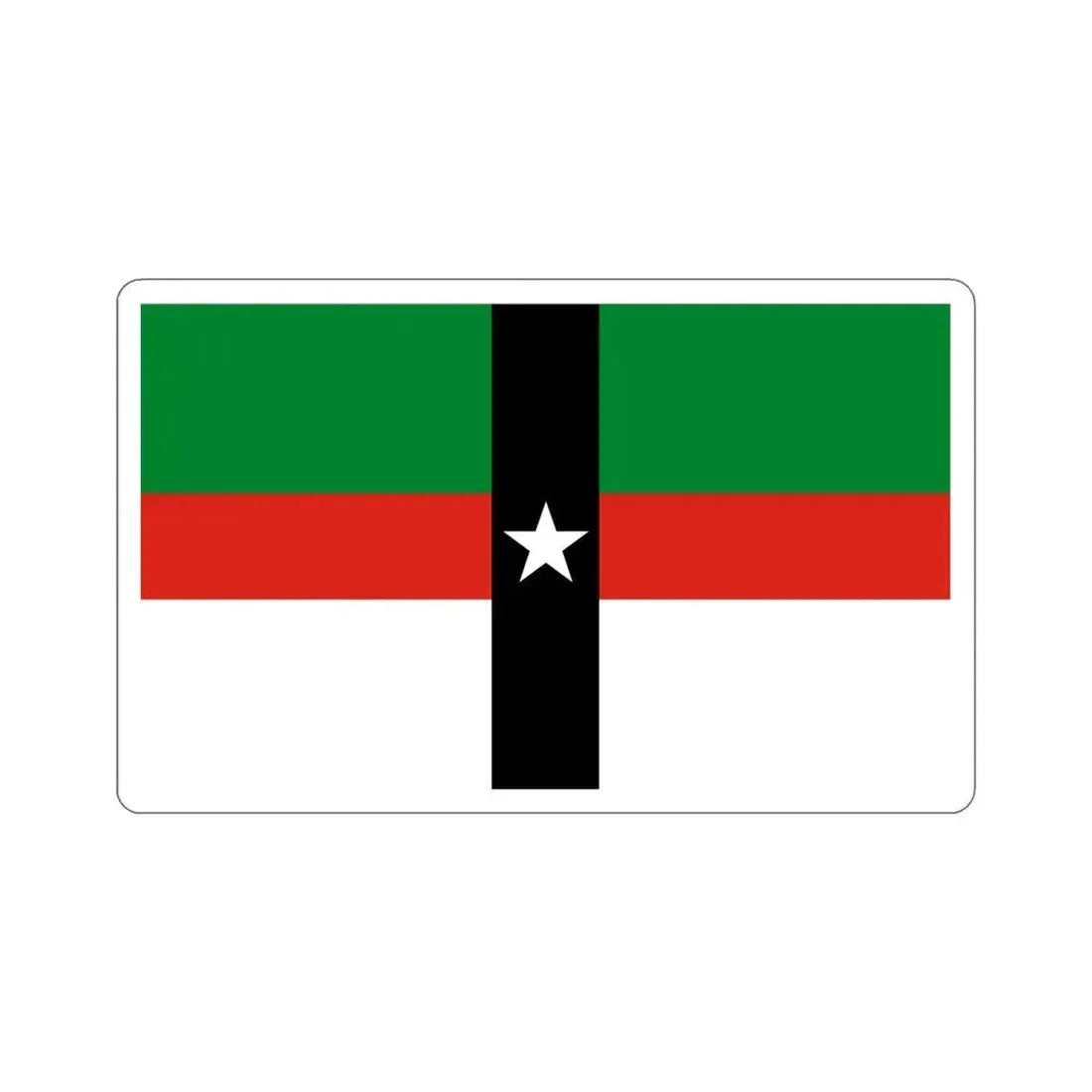 Flag of Denison Texas USA STICKER Vinyl Die-Cut Decal 4 Inch - The Sticker Space