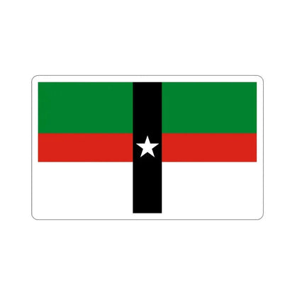 Flag of Denison Texas USA STICKER Vinyl Die-Cut Decal 4 Inch - The Sticker Space