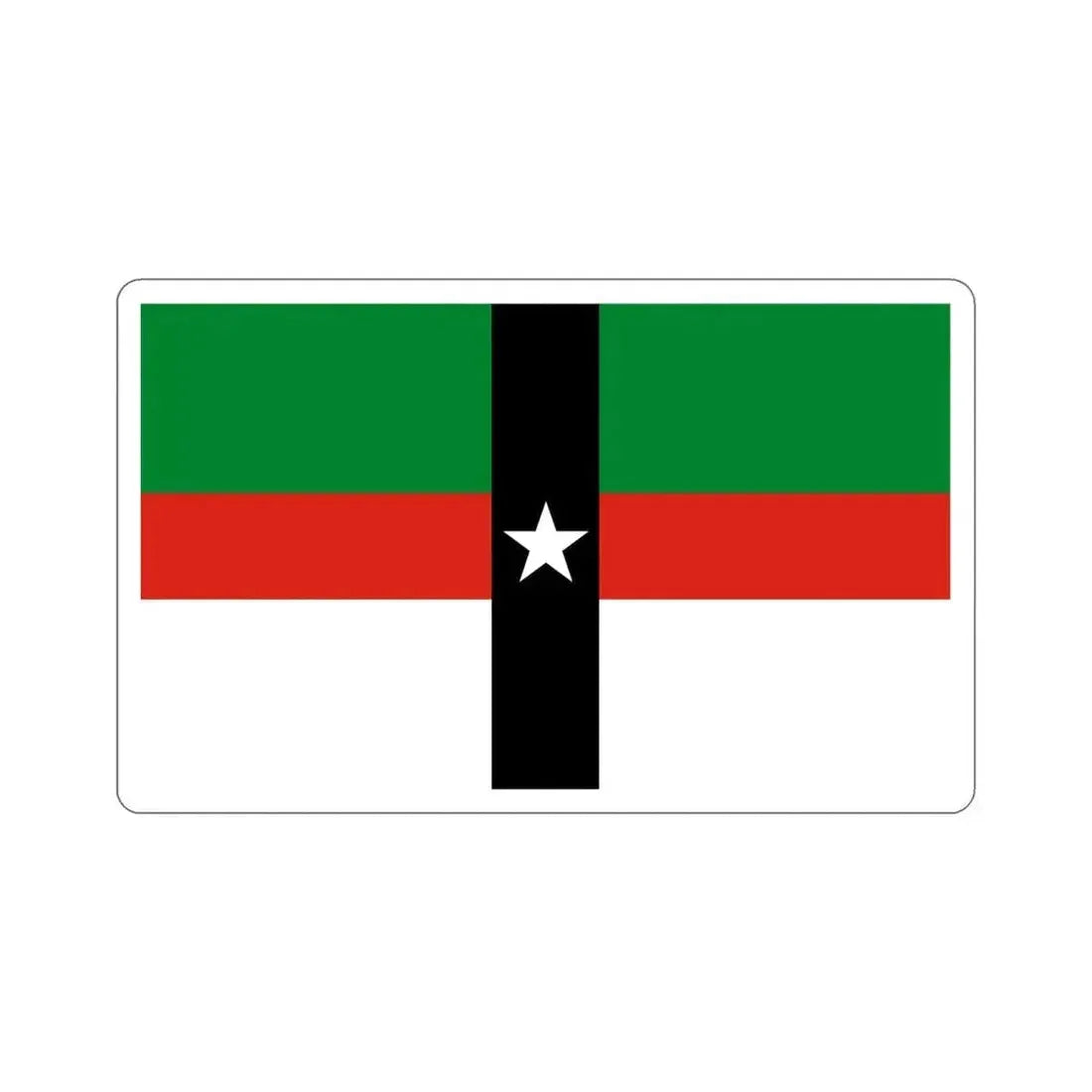 Flag of Denison Texas USA STICKER Vinyl Die-Cut Decal 5 Inch - The Sticker Space