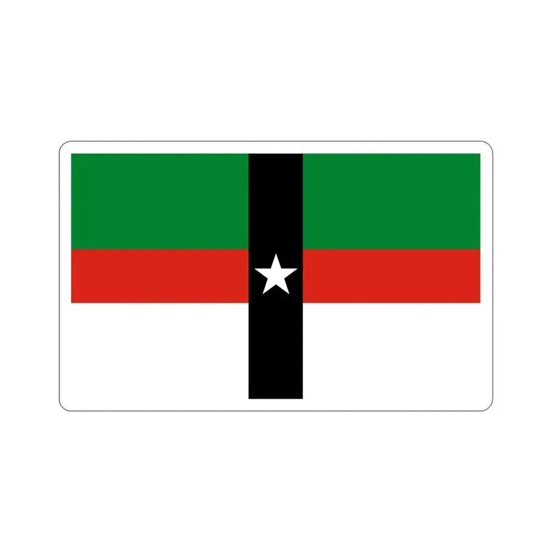 Flag of Denison Texas USA STICKER Vinyl Die-Cut Decal 5 Inch - The Sticker Space