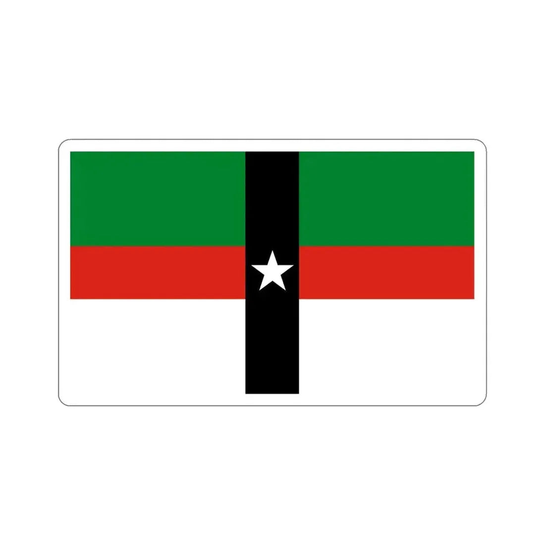 Flag of Denison Texas USA STICKER Vinyl Die-Cut Decal - The Sticker Space