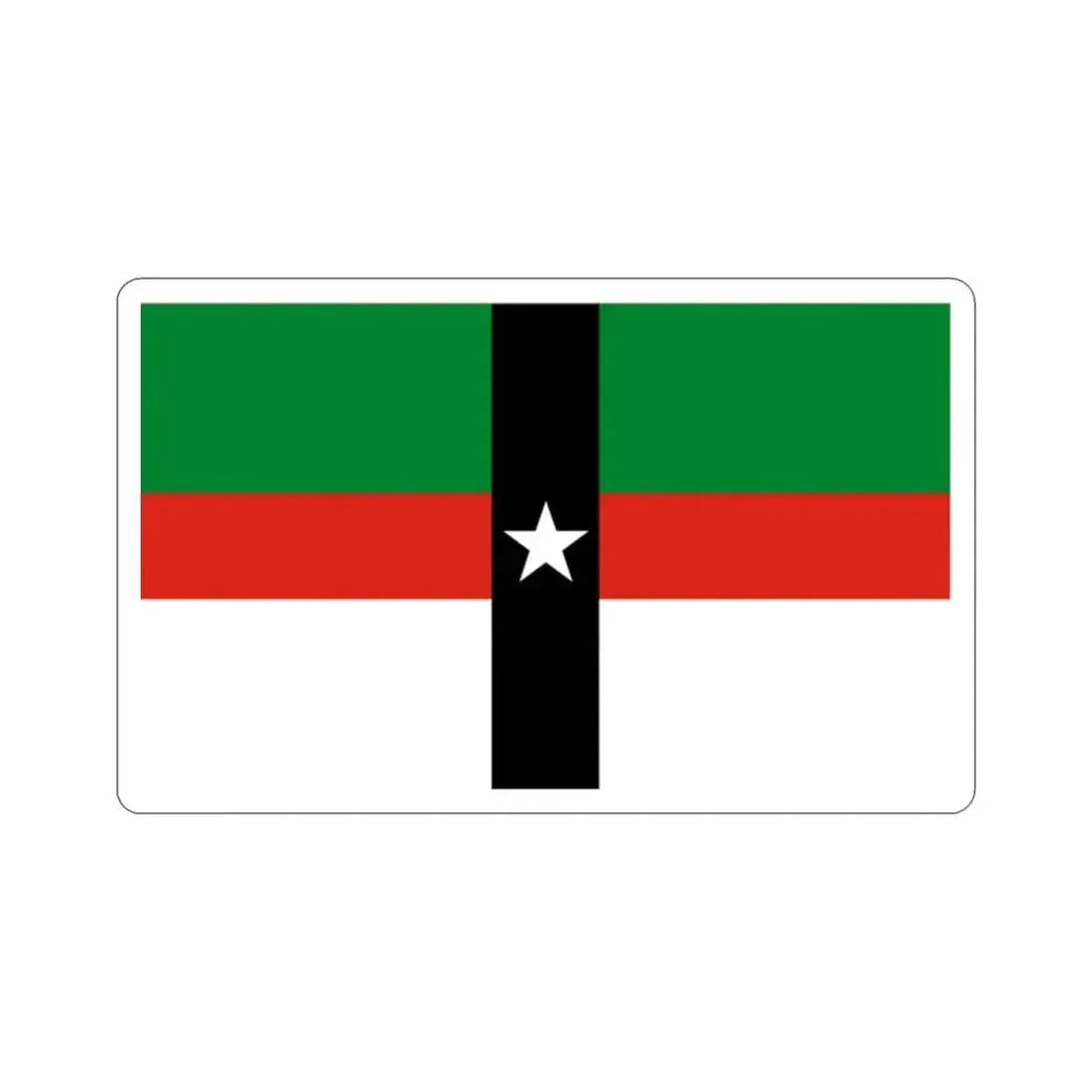 Flag of Denison Texas USA STICKER Vinyl Die-Cut Decal - The Sticker Space