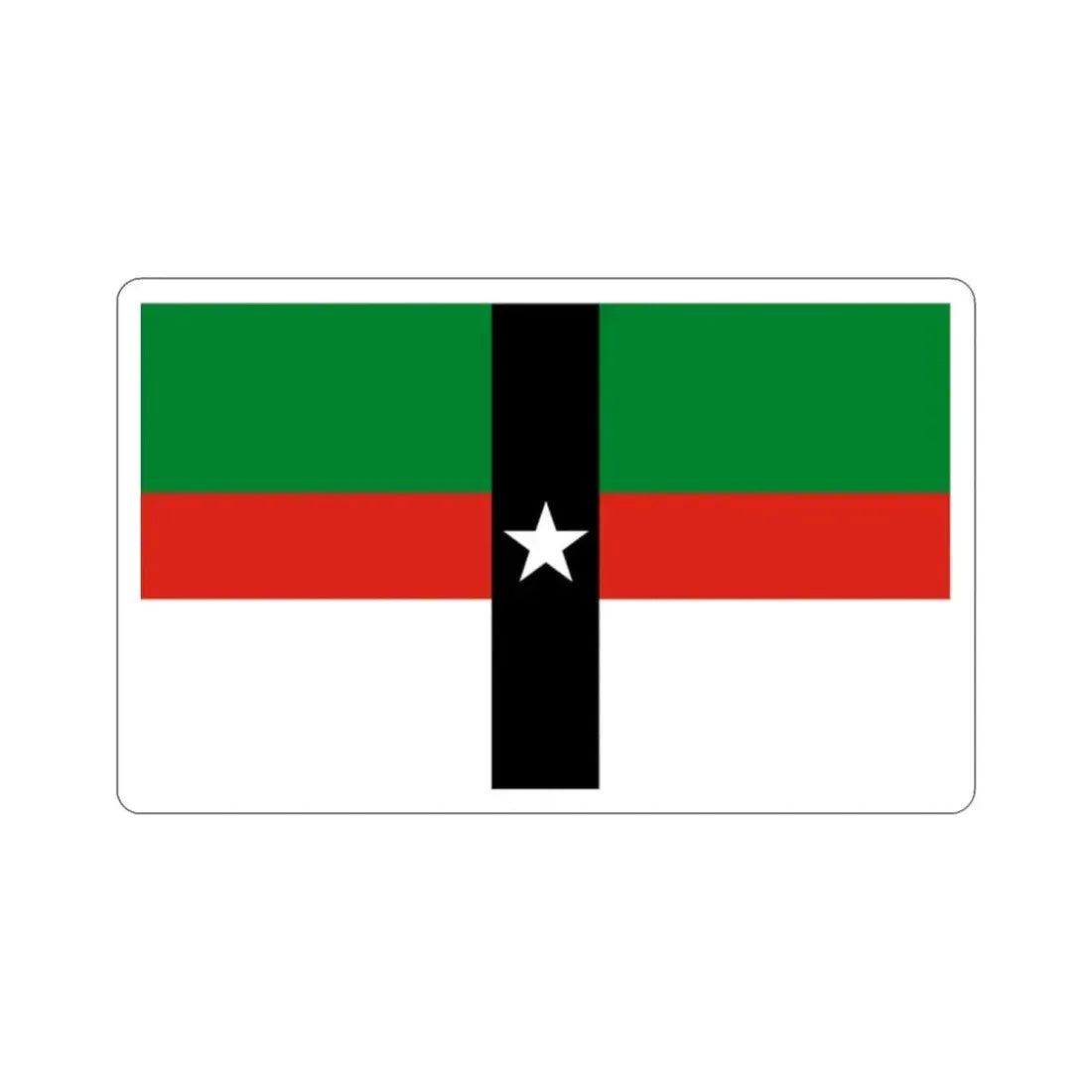 Flag of Denison Texas USA STICKER Vinyl Die-Cut Decal - The Sticker Space