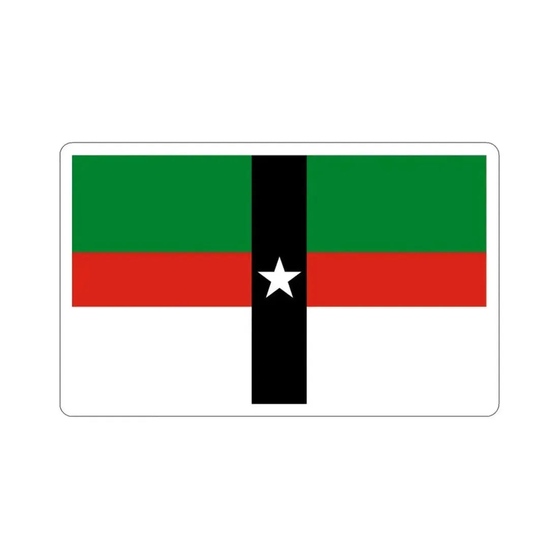 Flag of Denison Texas USA STICKER Vinyl Die-Cut Decal - The Sticker Space