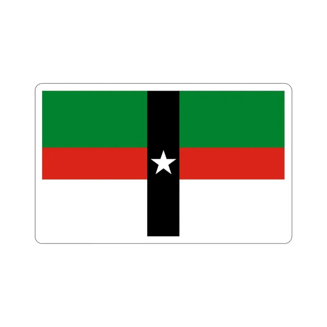 Flag of Denison Texas USA STICKER Vinyl Die-Cut Decal - The Sticker Space