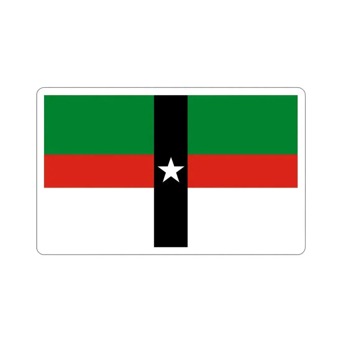 Flag of Denison Texas USA STICKER Vinyl Die-Cut Decal - The Sticker Space