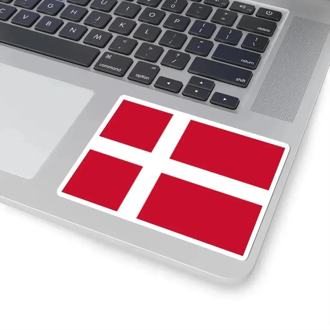 Flag of Denmark (Denmark) STICKER Vinyl Kiss-Cut Decal - The Sticker Space