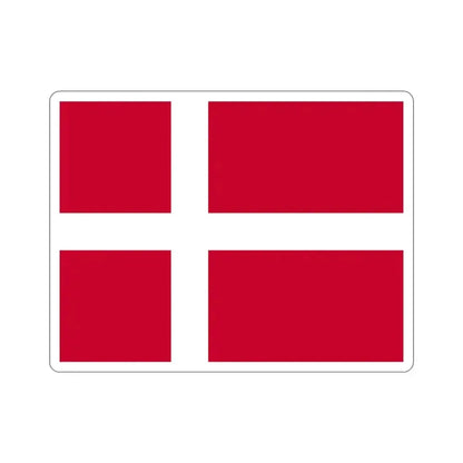 Flag of Denmark STICKER Vinyl Die-Cut Decal 4 Inch - The Sticker Space