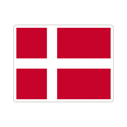 Flag of Denmark STICKER Vinyl Die-Cut Decal-5 Inch-The Sticker Space