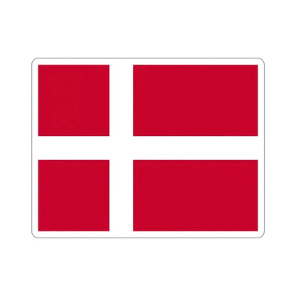 Flag of Denmark STICKER Vinyl Die-Cut Decal 5 Inch - The Sticker Space