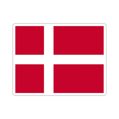 Flag of Denmark STICKER Vinyl Die-Cut Decal-6 Inch-The Sticker Space