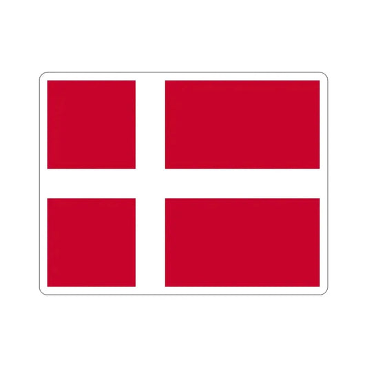 Flag of Denmark STICKER Vinyl Die-Cut Decal 6 Inch - The Sticker Space