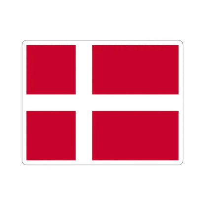 Flag of Denmark STICKER Vinyl Die-Cut Decal - The Sticker Space