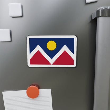 Flag of Denver Colorado - Die-Cut Magnet-The Sticker Space