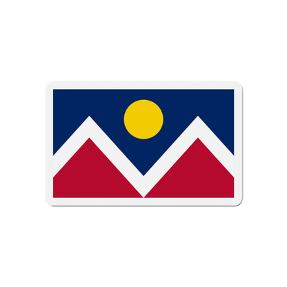 Flag of Denver Colorado - Die-Cut Magnet-6 × 6"-The Sticker Space