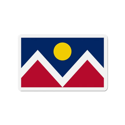 Flag of Denver Colorado - Refrigerator Magnet 3 Inch - The Sticker Space