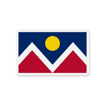 Flag of Denver Colorado - Refrigerator Magnet 4 Inch - The Sticker Space