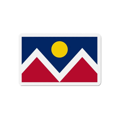 Flag of Denver Colorado - Refrigerator Magnet 5 Inch - The Sticker Space