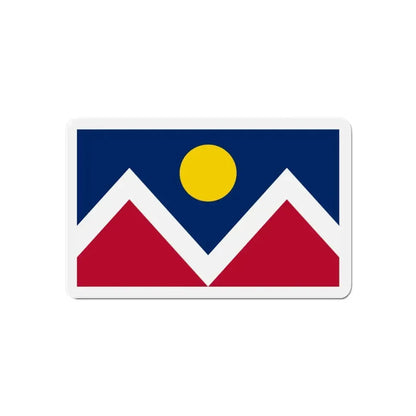 Flag of Denver Colorado - Refrigerator Magnet 6 Inch - The Sticker Space