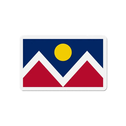 Flag of Denver Colorado - Refrigerator Magnet - The Sticker Space