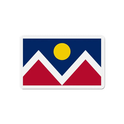 Flag of Denver Colorado - Refrigerator Magnet - The Sticker Space