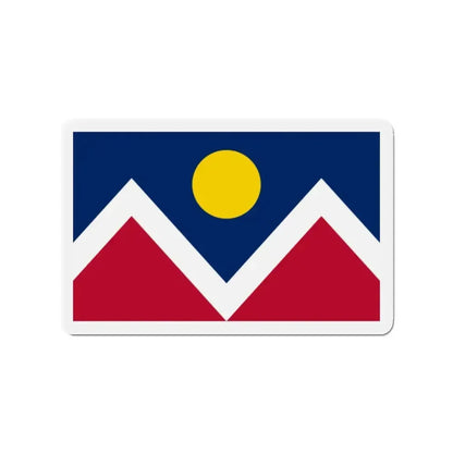 Flag of Denver Colorado - Refrigerator Magnet - The Sticker Space