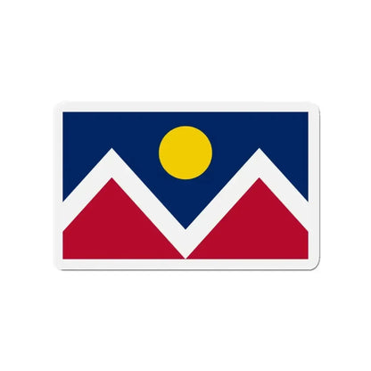 Flag of Denver Colorado - Refrigerator Magnet - The Sticker Space